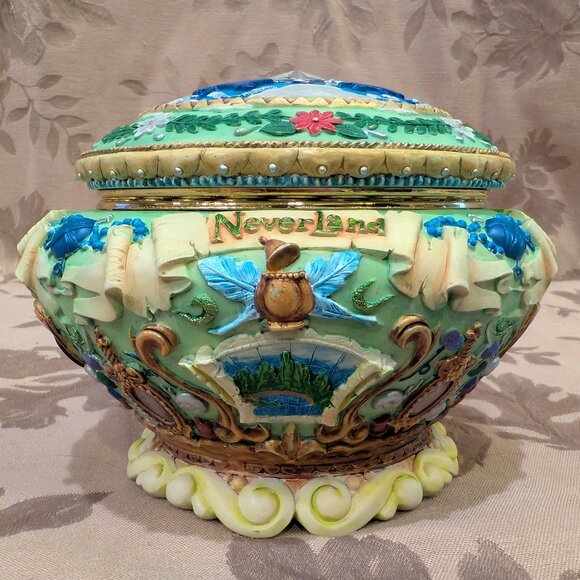 Disney 1951 Tinker Bell Neverland "You Can Fly" Music Box, Gently Used! - Picture 2 of 10